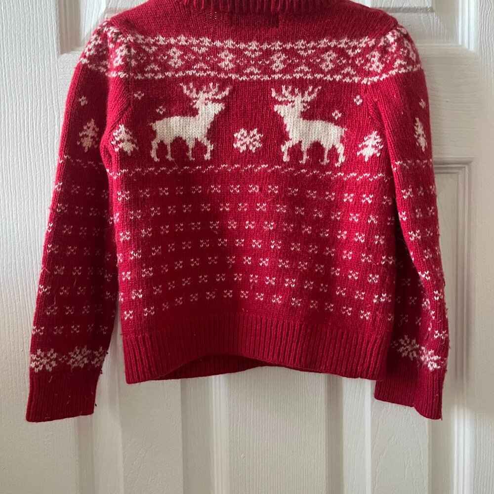 Polo Ralph Lauren Knit Holiday Reindeer Cardigan - Picture 7 of 8